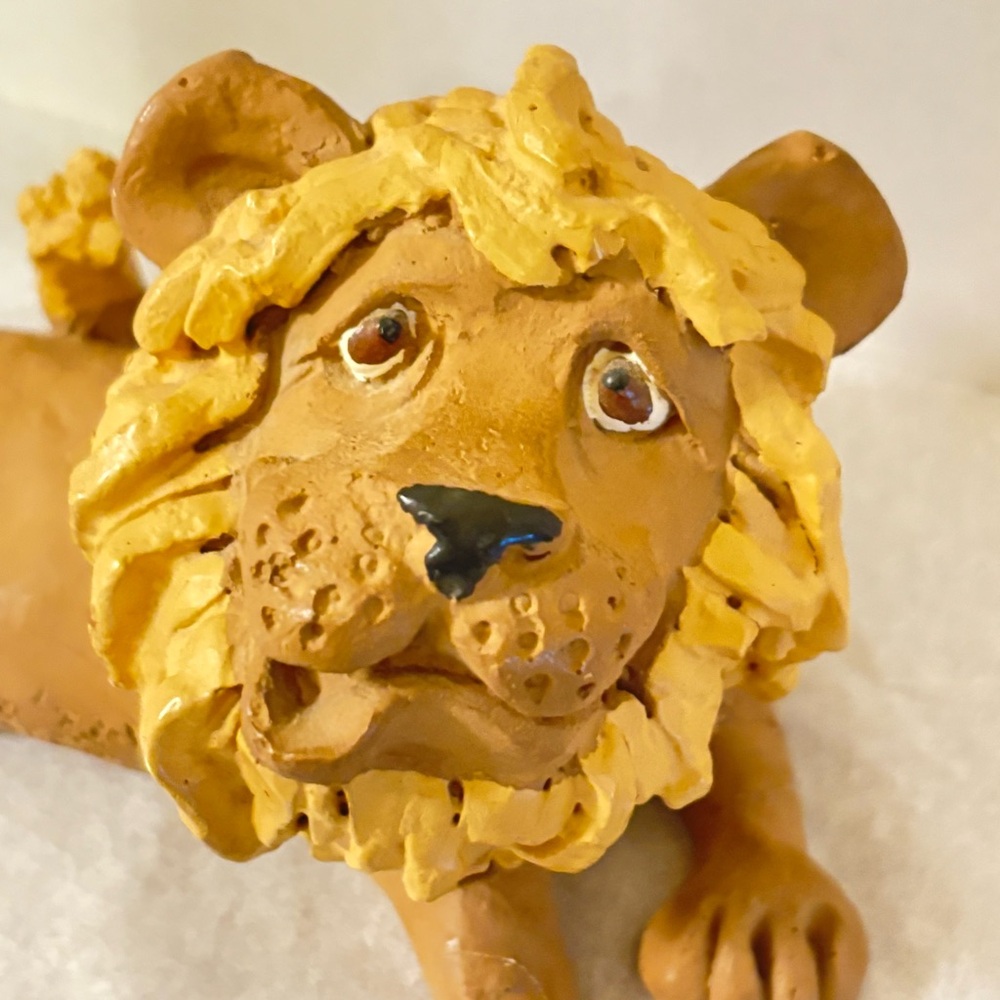 Vintage signed Dave Grossman Designs Silly Lazy Lion 1973 - Picture 2 of 8